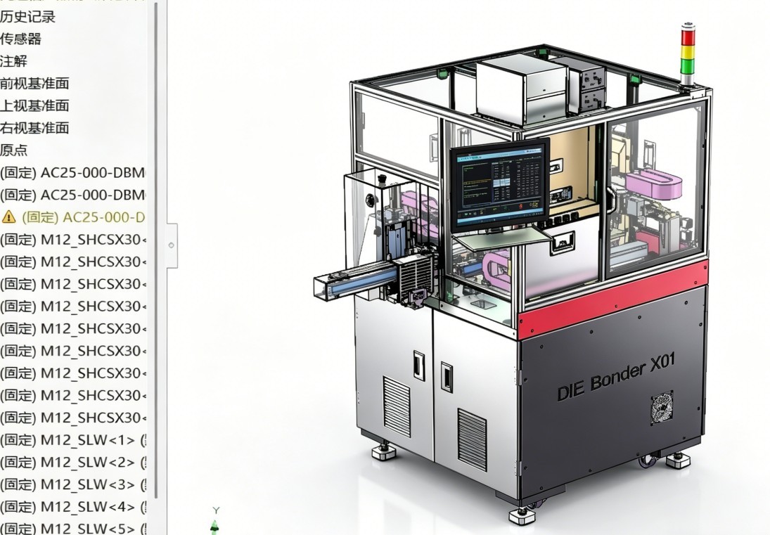 光模块多芯固晶机