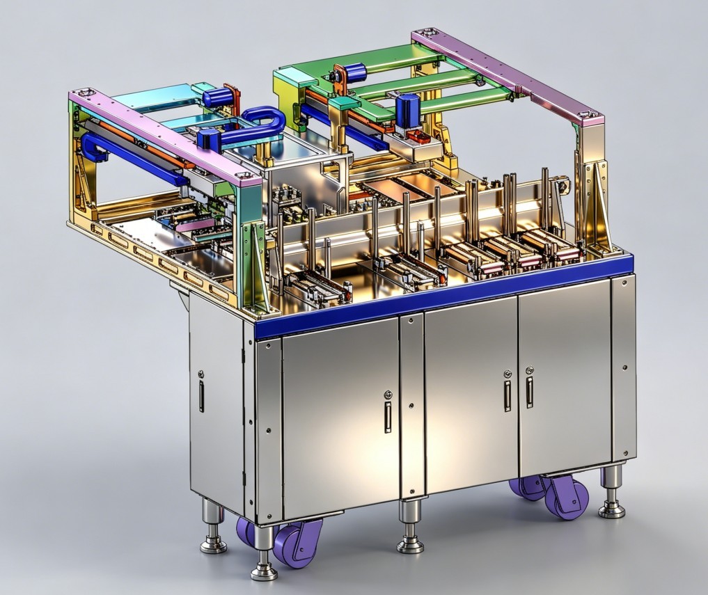 平移式测试分选机-方案架构